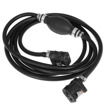 Imagem de Kit de linha de combustível para barco marítimo de 6 mm (1/10.2 cm) Conjunto de linha de combustível com lâmpada e conector de primer - Mangueira de linha de gás de combustível de motor de barco de