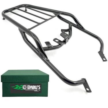 Imagem de Bagageiro Bros NXR 125/150 - Preto de 2003 a 2008 - Embus