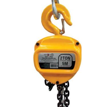 Imagem de Talha manual 2 toneladas com corrente de 5 metros - SGT-PRO - Sigma
