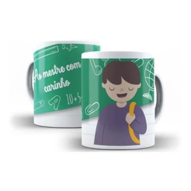 Imagem de Caneca Porcelana Ao Mestre Com Carinho Dia Dos Professores - Villa Can