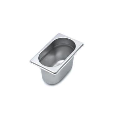 Imagem de Cuba Gastronômica GN 1/9 100mm Vaccarin - Aço Inox e Modelo Europeu