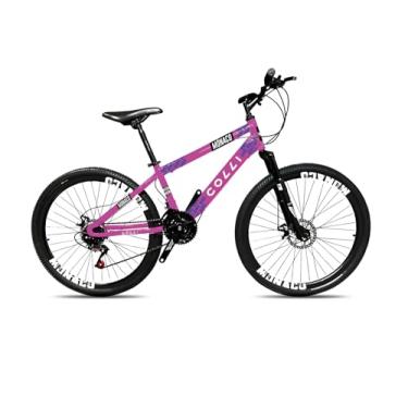 Imagem de Colli Bike, Bicicleta Monaco, Aro 26, Freios a Disco, 21 Velocidades, Alavanca Rapid Fire 3/7V, Pedivela Triplo Aço, Selim Veloce PU C/Carrinho, Guidão Downhill