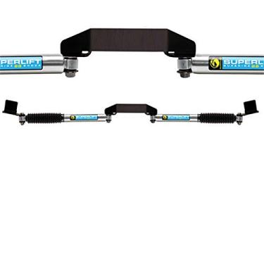 Imagem de Kit estabilizador de direção dupla RealTruck SUPERLIFT SUSPENSION para Ford F-250/F-350 | Cilindros Bilstein série 5100 | 92730 | Serve para Ford F-250/F-350 4WD 2005-2022 com elevação de 7,6 cm ou