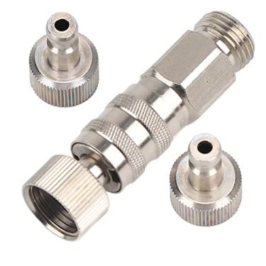 Imagem de Airbrow Airbrush Coupler Redução rápida Desconectar Adaptador de acoplamento Adaptador profissional Acessórios profissionais para compressor de ar e mangueira de airbrush feita de