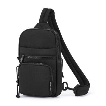 Imagem de Bolsa tiracolo BAGSMART para viagens femininas - preta