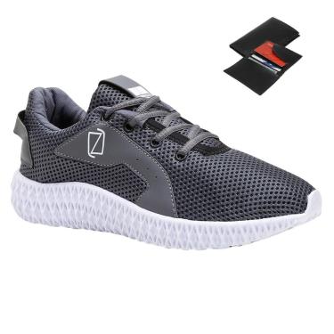 Imagem de Tênis Masculino  Conforto e Performance para Treinos e Caminhadas Com Carteira-Masculino