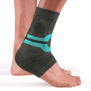 Imagem de Tornozeleira N1 Sport Linha Pro Cinza e Azul-GG