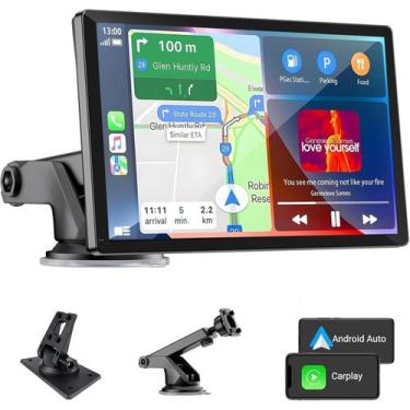 Imagem de Tela Carplay Portátil CRROPDA 9" para Carro com GPS