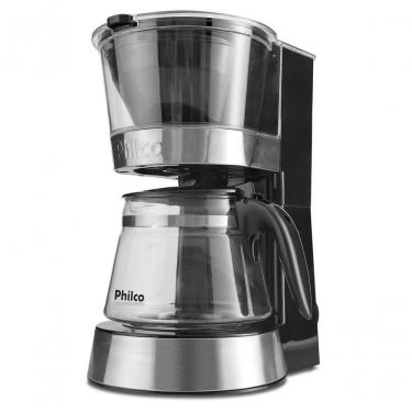Imagem de Cafeteira Philco Lux Line 550w Black Inox Faz 20 Xicaras 110V