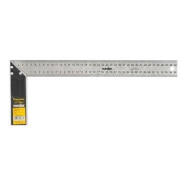 Imagem de Esquadro Para Carpinteiro Com Cabo Plástico Vonder 14''