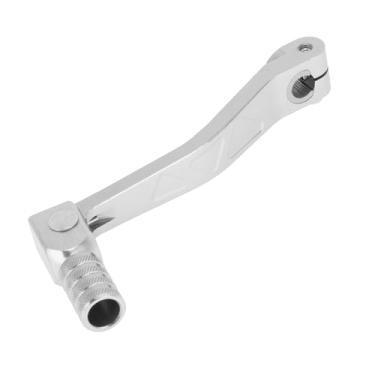 Imagem de Partuto Alavanca de câmbio dobrável de motocicleta para pedal de liga de alumínio Apollo BBR Braço prateado