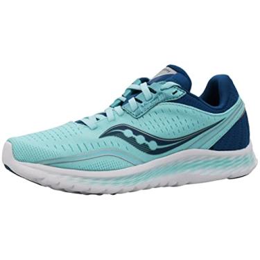 Imagem de Pantofi de alergare Saucony S10552-25 Kinvara 11 pentru femei, Aqua/Albastru - 5 W US