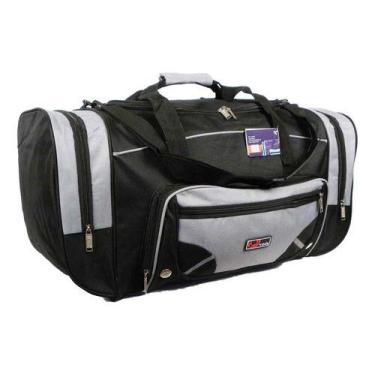 Imagem de Bolsa sacola mala alça ziper bolso grande poliester 65l yins, Padrão