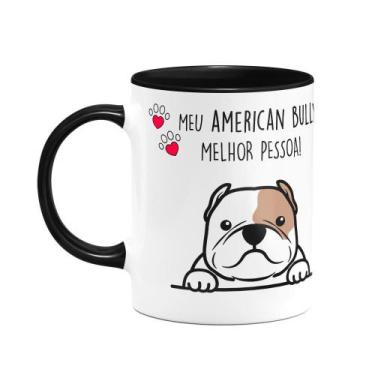 Imagem de Caneca Dog - Meu American Bully, melhor pessoa! B-black - JPS INFO