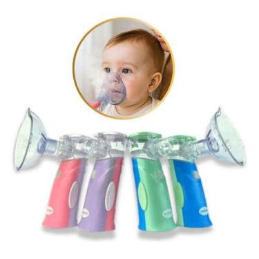 Imagem de Inalador Bebe Nebulizador Ultrassônico Medicate Todas Cores, Lilás, 12