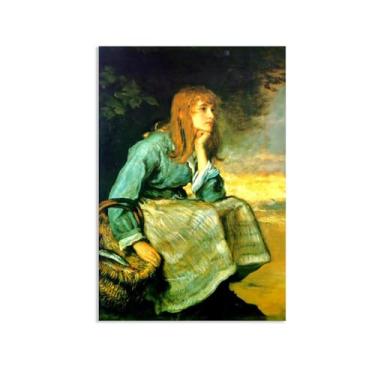 Imagem de Caller Herrin' por John Everett Millais Poster The World Classic Art Reproduções Giclee impressão em tela John Everett Millais Arte de parede 100 x 70 cm (39 x 28 pol) sem moldura