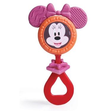 Imagem de Mordedor para bebe da minnie com chocalho - elka