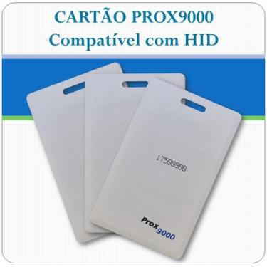 Imagem de Cartões PVC Prox9000 125KHz HID Creactiv 100 Unid.