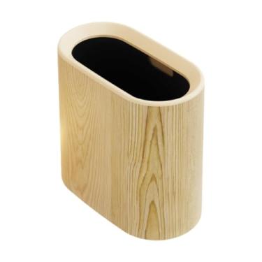 Imagem de predolo Lixeira, Balde de Resíduos de Papéis, Doméstico, Grande Capacidade, Lixeira Simplista, Cesto de Lixo para Banheiro, Quarto, Sem Tampa