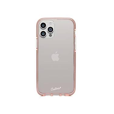 Imagem de Capa Celular CUSTOMIC para IPHONE 12/12Pro Impactor Flex Antibactéria Rosa c/Antiamarelamento e Proteção Militar MIL-STD-810G. Capinha de Smartphone Case Flexível Rosa