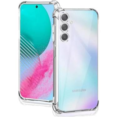 Imagem de [GL CASES] Capa Samsung Galaxy M55 Capinha Samsung M55 Slim Clear Anti Impacto Reforçada Silicone Transparente Case M55 Flexível Anti Choque Encaixe Preciso Com Proteção Para Câmera e Tela