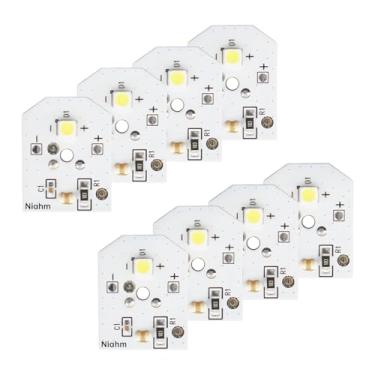 Imagem de Niahm Luz Led Para Geladeira Wr55X11132 Ge (Apenas Luz), Compatível Com Wr55X25754 Wr55X30602 Wr55X26486 Eap12172918 4590213 Ap6261806 Ps12172918, À Prova D'Água E Brilhante - 8 Peças