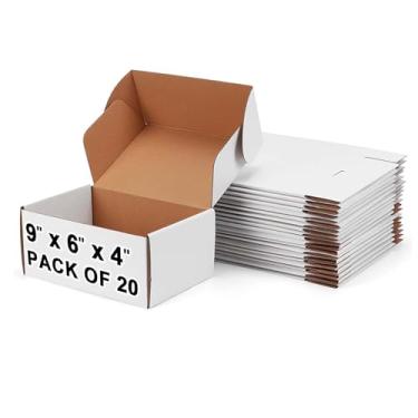 Imagem de J.Ehonace Pacote Com 20 Caixas De Remessa 9 X 6 4 Pol. - Bm964, Papelão Ondulado Pequeno Para Correspondência, Comércio Eletrônico, Armazenamento, Embrulho Presentes, Embalagens Comerciais