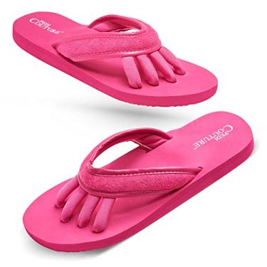 Imagem de Pedi Couture New Pedicure Toe Separators Pedicure Sandálias para Mulheres - Confortável, Leve e Acolchoada para Aliviar Seus Pés de Dor e Inchaço - Vários Estilos e Tamanhos, Fuschia, Medium
