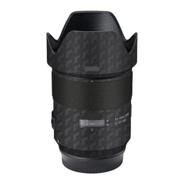Imagem de Adesivo de lente de câmera antiarranhões para Tamron SP 45 mm F1.8 adequado para Canon EF Mount Coat Wrap película protetora de corpo protetor capa de pele 45 1.8 (Arrow Shadow Black)