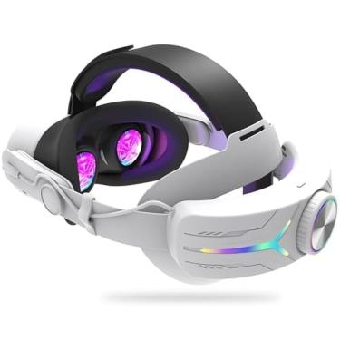 Imagem de Fone de ouvido MLemonVR atualizado com iluminação RGB com bateria de 12000mAh