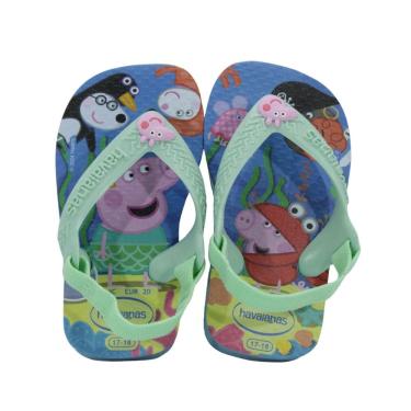 Imagem de Chinelo bb Havaianas Baby Peppa Pig Azul Lavanda