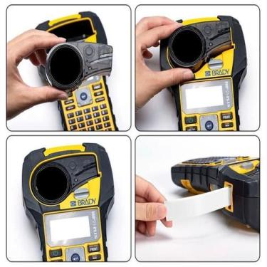 Imagem de Fita Compatível Brady Branca Vinil 12Mm M21-500-595-Wt 12Mm - Geral