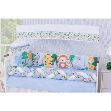 Imagem de Kit Berço Sublimado com 13 peças - Estampas meninos e meninas - morada