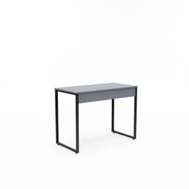 Imagem de Mesa Home Office - Metalon Preto Versato - Casa Decor Lis