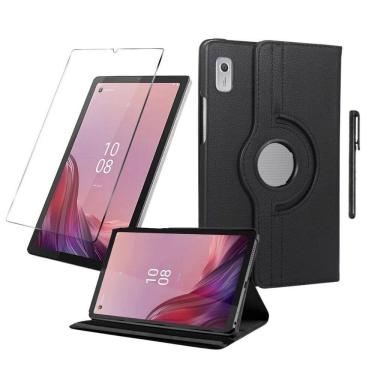 Imagem de Capa Giratória Para Lenovo Tab M9 9 + Caneta + Vidro