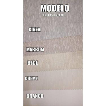 Imagem de Persiana Romana Bk  Linho Mesclado  - 1,70Mx1,70M - Branco