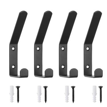 Imagem de Eagles Clipes de montagem na parede para snowboard, suporte horizontal para snowboard / armazenamento/exibição para pranchas de surfe, skis, casa, garagem (128-preto-4 unidades)