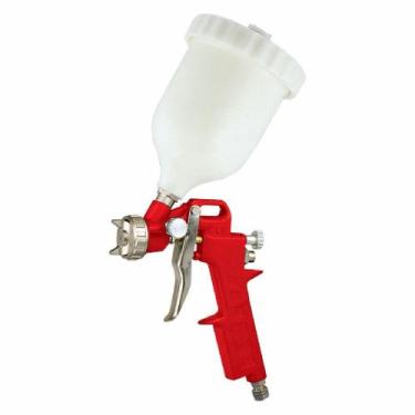 Imagem de Pistola de Pintura Pneumática Alta Pressão Para Compressor 600ml Tanqu