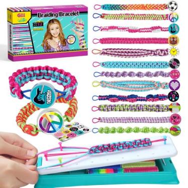 Imagem de Kit de fabricação de pulseiras GILI Friendship para meninas de 8 a 12 