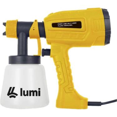 Imagem de Paint Lumi LM-11 Pistola Pintura Pulverizador de Tinta 400W, Amarelo, 
