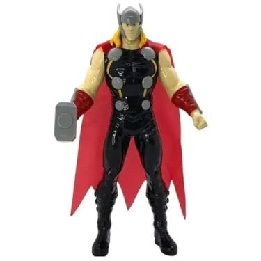 Imagem de Boneco Trovão THOR - Brinquedo Tor GRANDE 22cm Super Herois Trovao Vingadores All Seasons - PANAMI