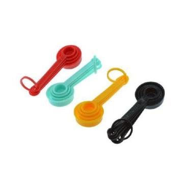 Imagem de Conjunto medidor colher (2,5/5,0/7,5/15ml) delta - Delta Util