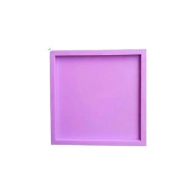Imagem de R16 molde de silicone resina porta copos quadrado - confeitaria dos mo