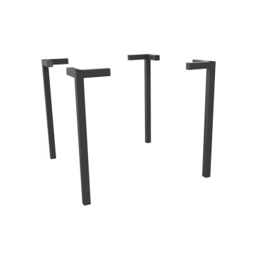 Imagem de Base Mesa de Jantar Santorini M089 Aço s/ Tampo Preto - Kappesberg