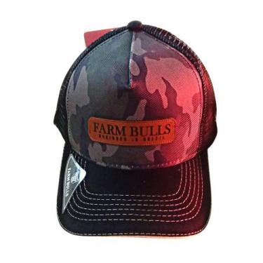 Imagem de Boné Boiadeiro De Aba Curvada Personalizado Com Tela Marrom Com Verde 