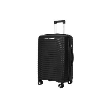 Imagem de Mala Travelux Scuol Pequena 10 Kg Preta - Expansível e Cadeado TSA