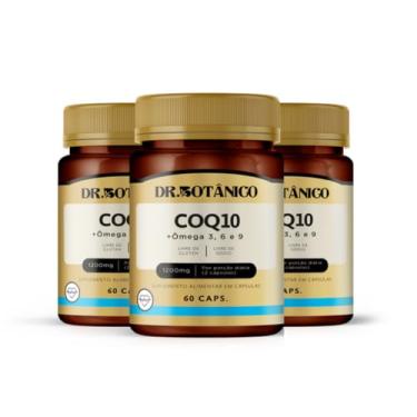 Imagem de KIT 03 COQ10 + ÔMEGA 3-6-9 1.200MG 60 CAPSULAS - DR. BOTÂNICO