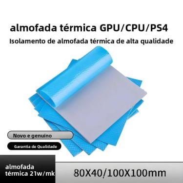 Imagem de Pad Térmico De 24W Para Resfriamento De Radiador De GPU E CPU, Silicon