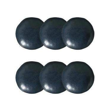 Imagem de Conjunto de Pratos Fundos Porto Brasil Orgânico Night Blue 600ml - 6 Peças