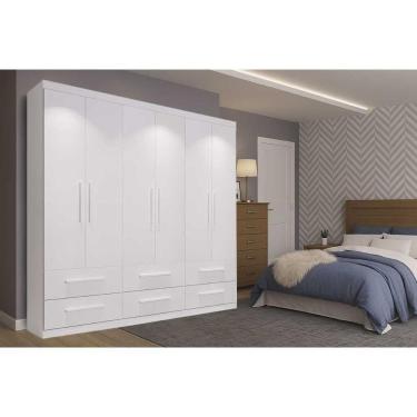 Imagem de Guarda Roupa Casal 6 Portas E 6 Gavetas Ph 1691 Branco - Herval
